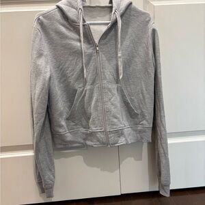 ALO Yoga Heather Gray Hoodie